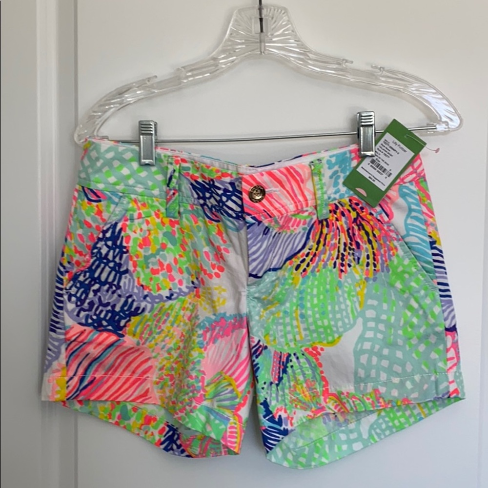 Lily Pulitzer shorts, size 0. NWT